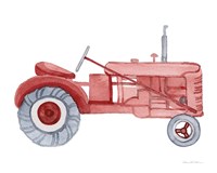 Life on the Farm Tractor Element Fine Art Print