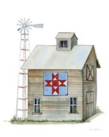 Life on the Farm Barn Element III Fine Art Print