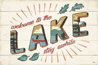 Vintage Lake I Fine Art Print