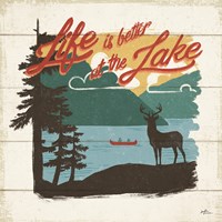Vintage Lake IV Fine Art Print