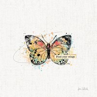 Thoughtful Butterflies II Fine Art Print