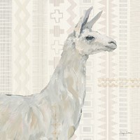 Llama Land II Framed Print
