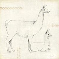 Llama Land IX Fine Art Print