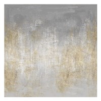 Abstract Shimmer Silver Fine Art Print