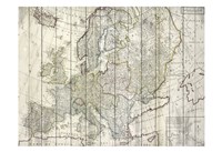 Europe Map Fine Art Print
