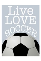 Soccer Love Fine Art Print