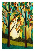 Rusty Leaves Fine Art Print