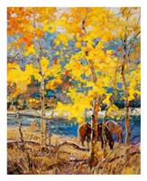 Fall Grazing Fine Art Print