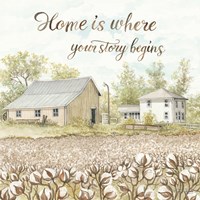 Home Is Where Your Story Begins Fine Art Print