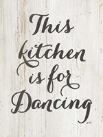 This Kitchen is for Dancing Fine Art Print