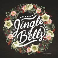 Jingle Bells Wreath Fine Art Print