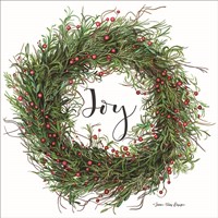 Joy Wreath Fine Art Print