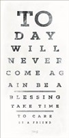 Eye Chart I Fine Art Print
