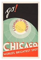 Chicago, World's Brightest Spot Fine Art Print
