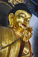 Buddhist Statue in Jinshan Temple, Zhenjiang, Jiangsu Province, China Fine Art Print