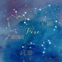 Star Sign Fire Fine Art Print