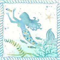 Mermaid Dreams IV Framed Print