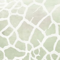 Soft Animal Prints Gray Giraffe Fine Art Print