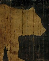 Rustic Lodge Animals Bear Fine Art Print