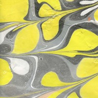Yellow and Gray Marble I Fine Art Print