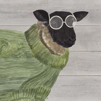 Intellectual Animals IV Sheep and Sweater Fine Art Print