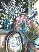 Vintage Bike and Mason Jar Fine Art Print