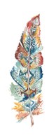 Tribal Feather Single IV Fine Art Print