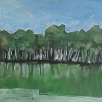 Summer Treeline Fine Art Print