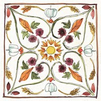 Festive Foliage VI Framed Print