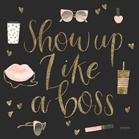 Boss Ladies VII Black Fine Art Print