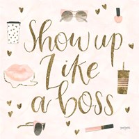 Boss Ladies VII Pink Fine Art Print