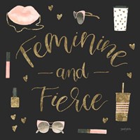 Boss Ladies VI Black Fine Art Print