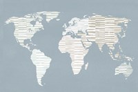 Calm World Map Fine Art Print