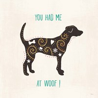 Otomi Dogs IV Framed Print