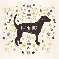 Otomi Dogs II Neutral Framed Print