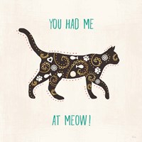 Otomi Cats IV Framed Print