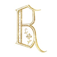French Sewing Letter B Fine Art Print