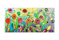 Flower Garden Jazz Fine Art Print