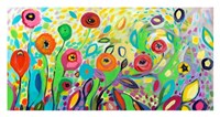Flower Garden Jazz Fine Art Print