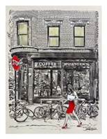 The Coffee Roasters Place Fine Art Print