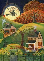 Halloween Witches House Fine Art Print