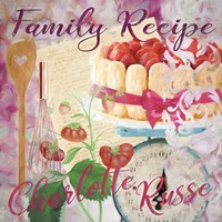 Family Recipe Charlotte Russe Fine Art Print