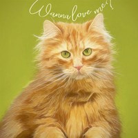 Wanna Love Me Cat Fine Art Print