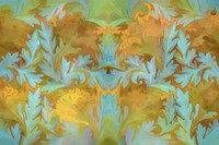 Acanthus Leaves Gold Fine Art Print