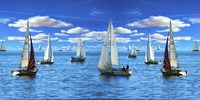 Sailing The Sea Fine Art Print