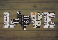 TX State Love Fine Art Print