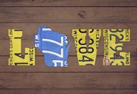 WI State Love Fine Art Print