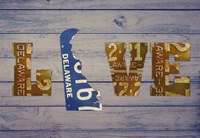 DE State Love Fine Art Print