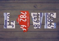 IL State Love Fine Art Print