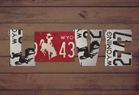 WY State Love Fine Art Print